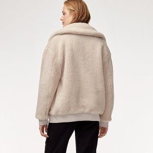 Wilfred Free The Teddy Coat Whitecap Grey